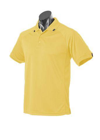 Aussie Pacific Flinders Men's Polo Shirt 1308 Casual Wear Aussie Pacific Canary/Black S 
